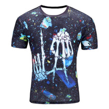 3D Colorful Smoke Smoking t shirts
