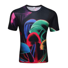 3D Colorful Smoke Smoking t shirts