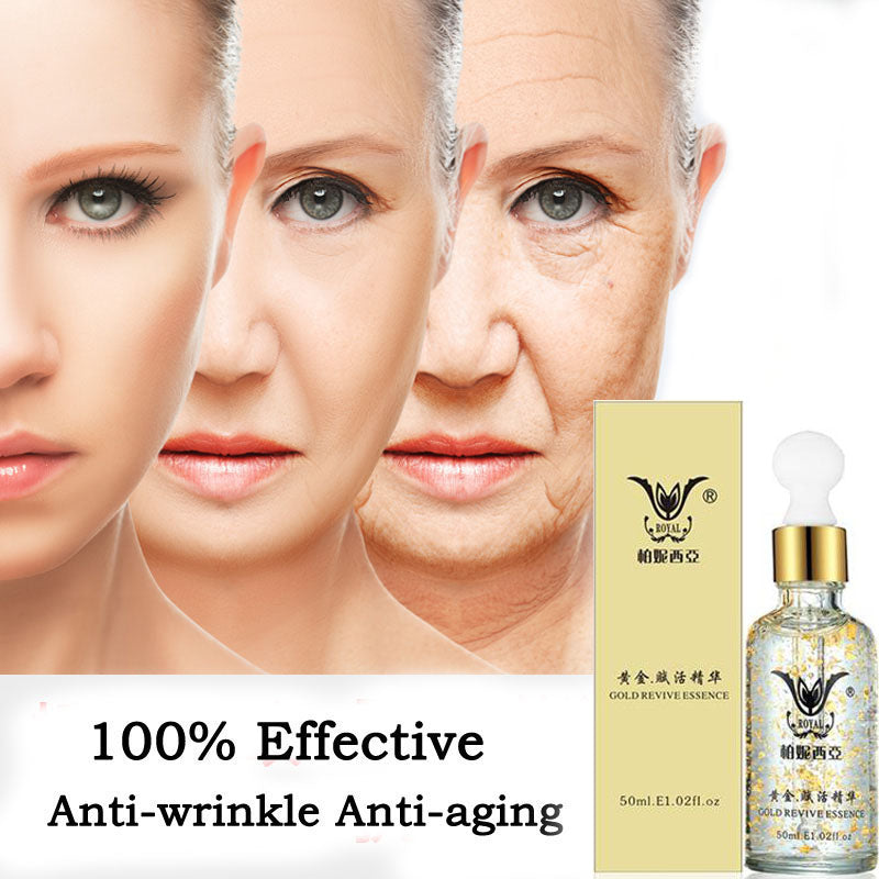 Super Anti Wrinkle Anti Aging Collagen 24k Gold Essence Skin Whitening Cream Moisturizing Face Care Hyaluronic Acid Liquid