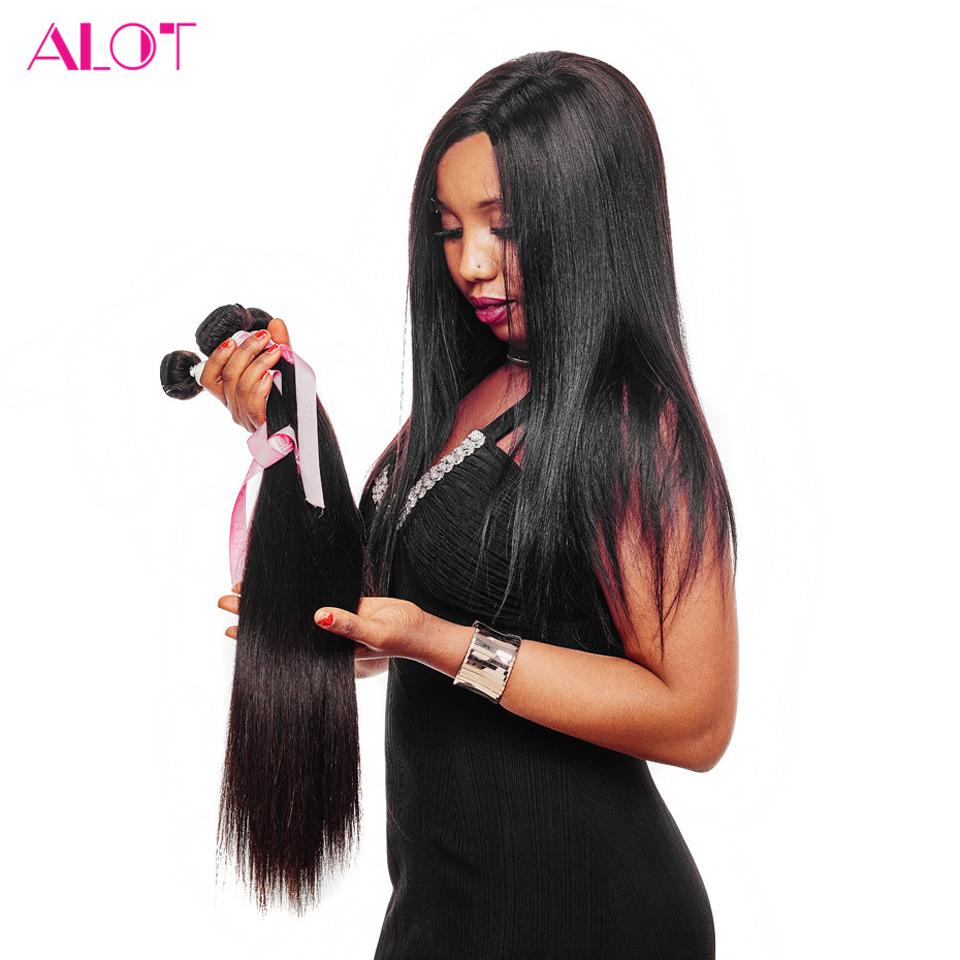 ALot Hair Peruvian Straight Hair Weave