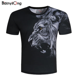 T-shirt 3d lion