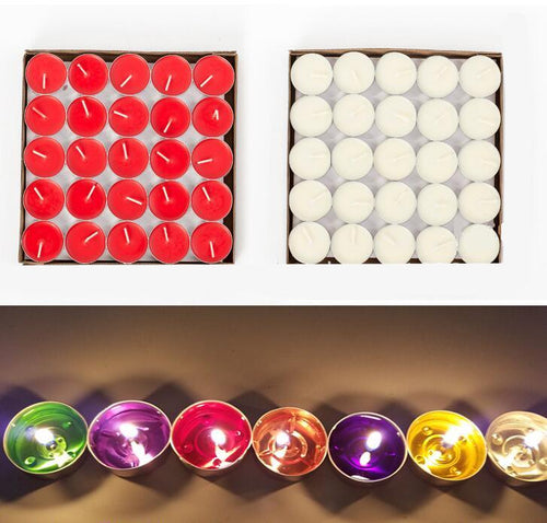 50pcs tealight home candle supplier decor