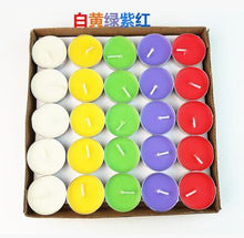 50pcs Romantic Smokeless candle circle heart-shaped Tealights