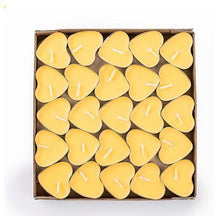 50pcs Romantic Smokeless candle circle heart-shaped Tealights