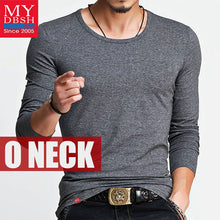 O-Neck Slim Fit Long Sleeve T Shirt