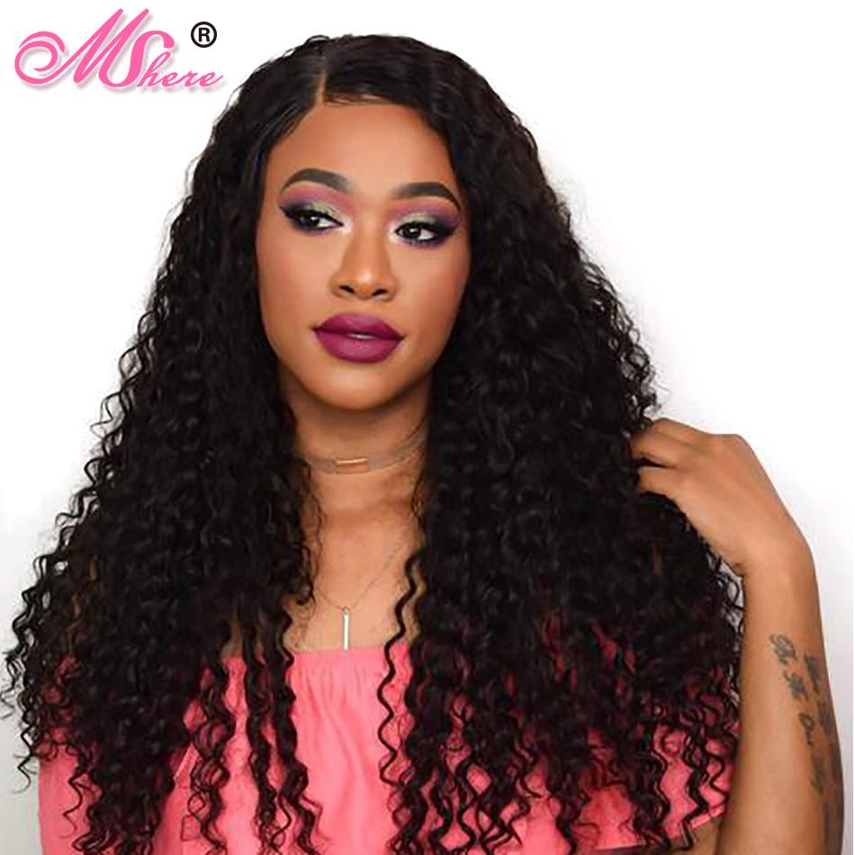 Mshere Hair 100% Indian Deep Curly Weave Human Hair Remy