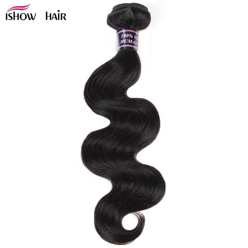 Ishow Hair Brazilian Body Wave Bundles 100% Human Hair