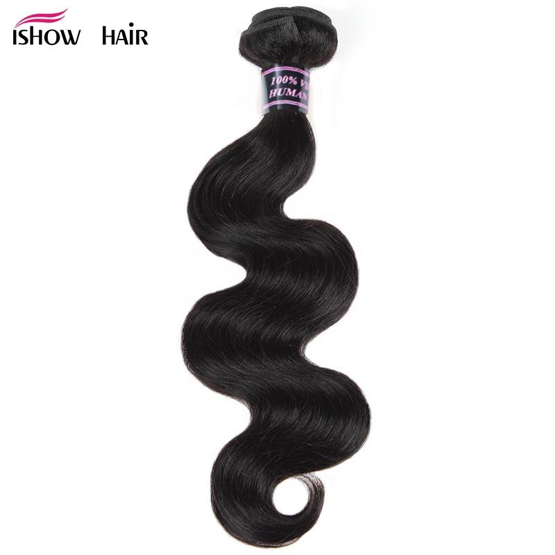 Ishow Hair Brazilian Body Wave Bundles 100% Human Hair