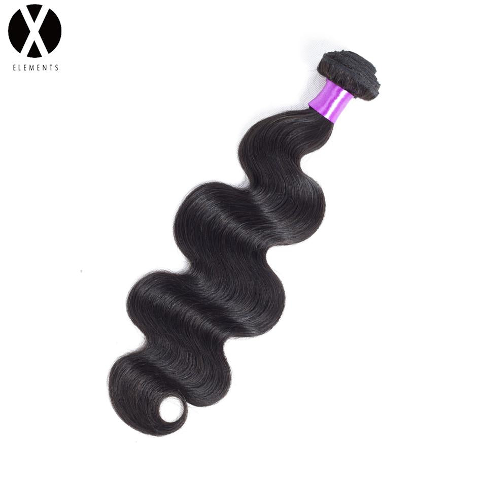 X-Elements  Human Hair Body Wave   Non-Remy  Malaysian Hair