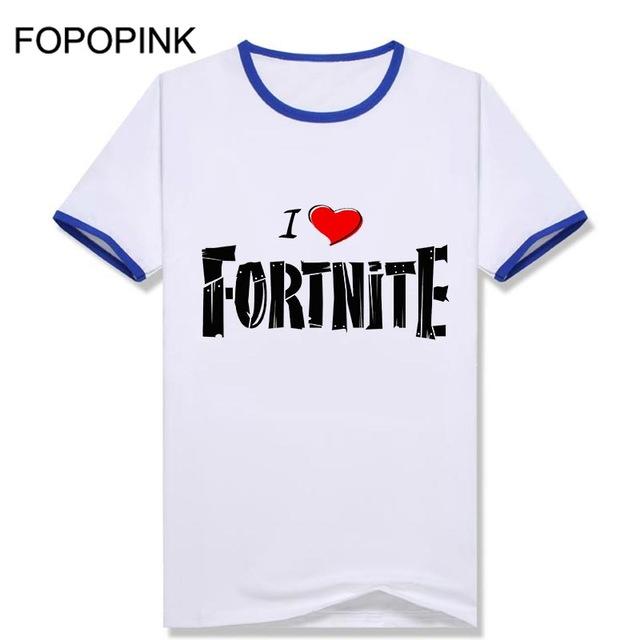 Men T Shirt I Love Fornite Tshirt